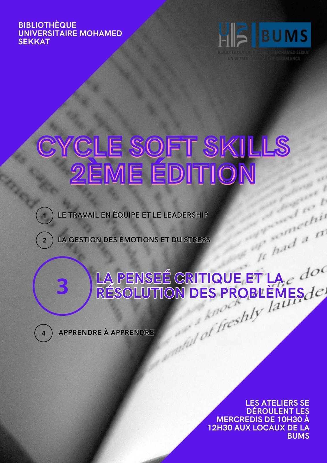 Le deuxième cycle Soft Skills de la BUMS
